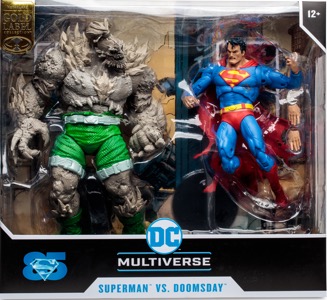 DC Multiverse Superman vs Doomsday (Gold Label)
