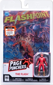 DC McFarlane DC Page Punchers The Flash (Metallic Variant - Flashpoint)