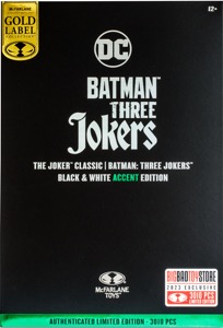 DC Multiverse The Joker Classic (Gold Label - Black & White Accent Edition - Three Jokers)