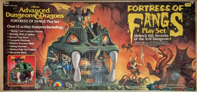 Dungeons Dragons LJN Vintage Fortress of Fangs