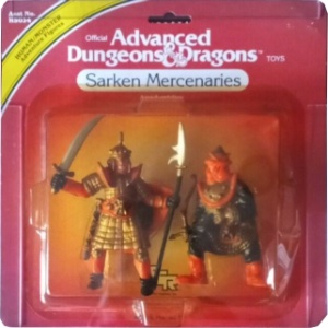 Dungeons Dragons LJN Vintage Sarken Mercenaries