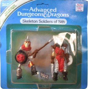 Dungeons Dragons LJN Vintage Skeleton Soldiers of Sith