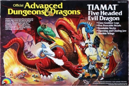 Dungeons Dragons LJN Vintage Tiamat Dragon