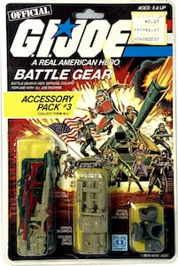 G.I. Joe A Real American Hero Battle Gear Accessory Pack #3