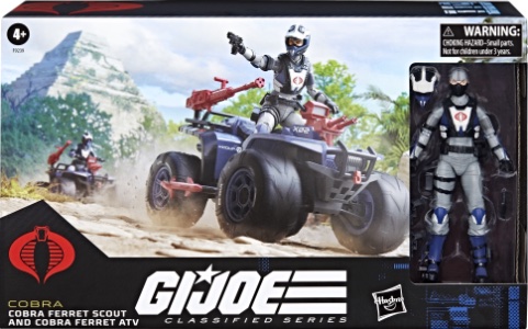 G.I. Joe 6" Classified Series Cobra Ferret Scout & Ferret ATV