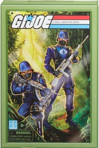 G.I. Joe 3.75" Retro Collection Cobra Officer & Cobra Trooper (O-Ring)