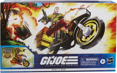 G.I. Joe 6" Classified Series Duke & RAM Cycle (Tiger Force)