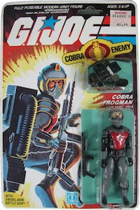 G.I. Joe A Real American Hero Eels (Cobra Frogman)