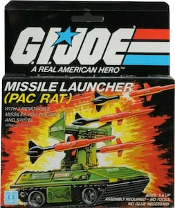 G.I. Joe A Real American Hero Missile Launcher (PAC/RAT)
