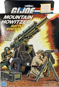 G.I. Joe A Real American Hero Mountain Howitzer (Battle Station)