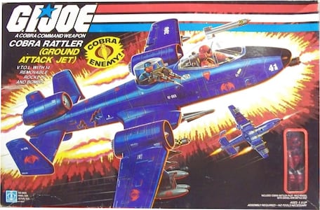 G.I. Joe A Real American Hero Rattler (Ground Attack Jet)