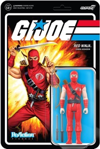 G.I. Joe Super7 ReAction Red Ninja