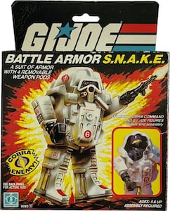 G.I. Joe A Real American Hero S.N.A.K.E. (Battle Armor - White)