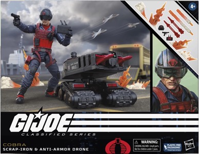 G.I. Joe 6" Classified Series Scrap-Iron & Anti-Armor Drone (Deluxe)
