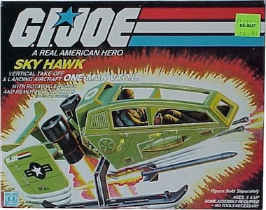 G.I. Joe A Real American Hero Sky Hawk (Vertical Take-Off Landing Aircraft)