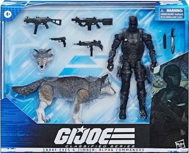 G.I. Joe 6" Classified Series Snake Eyes & Timber: Alpha Commandos