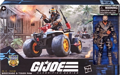 G.I. Joe 6" Classified Series Tiger Force Wreckage & Tiger Paw ATV