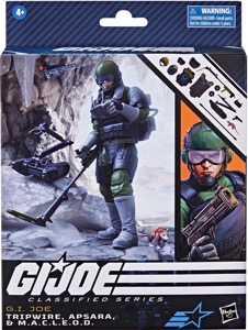 G.I. Joe 6" Classified Series Tripwire, Apsara & M.A.C.L.E.O.D.