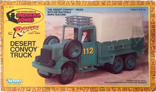 Indiana Jones Kenner Vintage Desert Convoy Truck