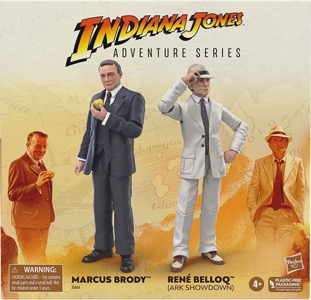Indiana Jones Hasbro Adventure Marcus Brody & Rene Belloq (Ark Showdown)