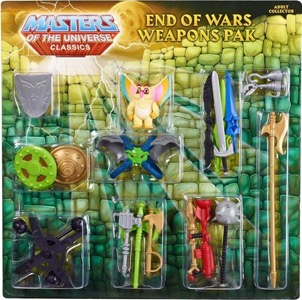 Masters of the Universe Mattel Classics End of Wars Weapons Pak