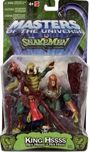 Masters of the Universe Mattel 200x King Hssss (Snakemen)