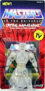 Masters of the Universe Super7 Man-At-Arms (Crystal) (Vintage)