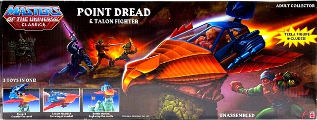 Masters of the Universe Mattel Classics Point Dread and Talon Fighter