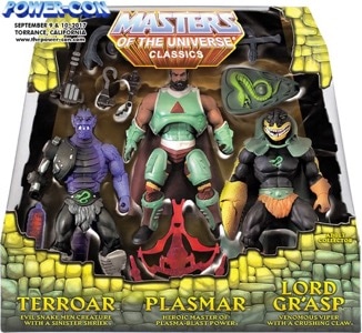 Masters of the Universe Super7 Terroar, Plasmar and Lord Gr'asp 3 Pack