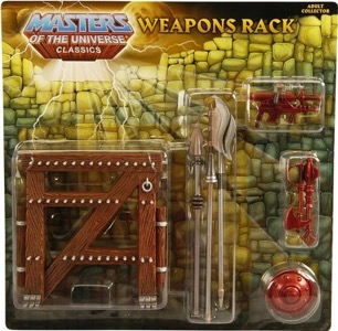 Masters of the Universe Mattel Classics Weapons Rack