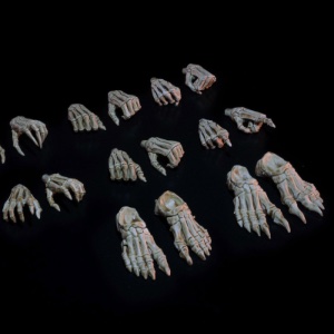 Mythic Legions Mythic Legions Skeletons Hands & Feet Pack