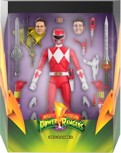 Power Rangers Super7 Mighty Morphin Red Ranger