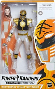 Power Rangers Lightning Mighty Morphin White Ranger (Metallic)
