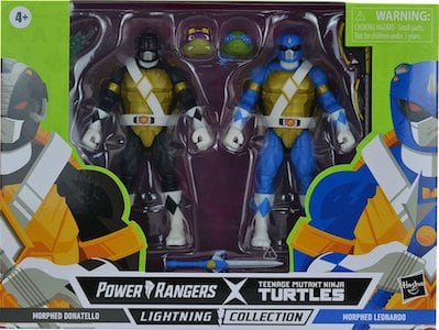 Power Rangers Lightning Morphed Donatello and Morphed Leonardo (TMNT)