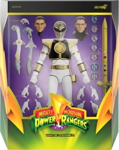 Power Rangers Super7 White Ranger