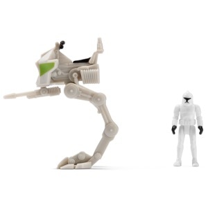 Star Wars Micro Galaxy Squadron AT-RT with Clone Trooper