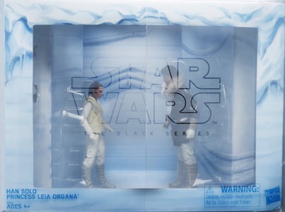 Star Wars 6" Black Series Han Solo and Princess Leia Organa on Hoth