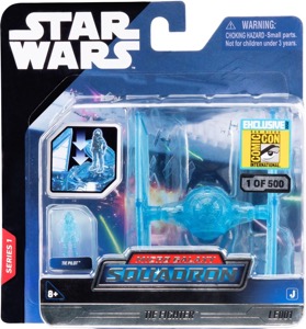 Star Wars Micro Galaxy Squadron Tie Fighter (Translucent Blue)