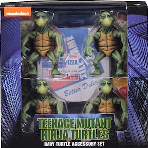 Teenage Mutant Ninja Turtles NECA Baby Turtles Accessory Set (90s Movie)