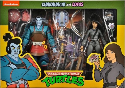 Teenage Mutant Ninja Turtles NECA Lotus Blossom and Chakahachi (Cartoon)