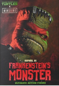Teenage Mutant Ninja Turtles NECA Raphael as Frankenstein (Universal Monsters)
