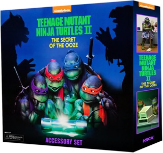 Teenage Mutant Ninja Turtles NECA Secret of the Ooze Accessory Set (90s Movie)