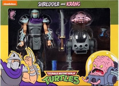 Teenage Mutant Ninja Turtles NECA Shredder and Krang (Cartoon)