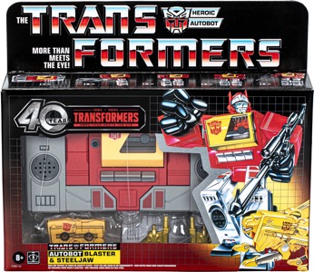Transformers Vintage G1 Reissue Blaster & Steeljaw (40th Anniversary)