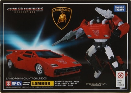 Transformers Masterpiece Lambor (Sideswipe - Anime Color Edition) MP-12+