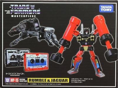 Transformers Masterpiece Rumble and Jaguar MP-15