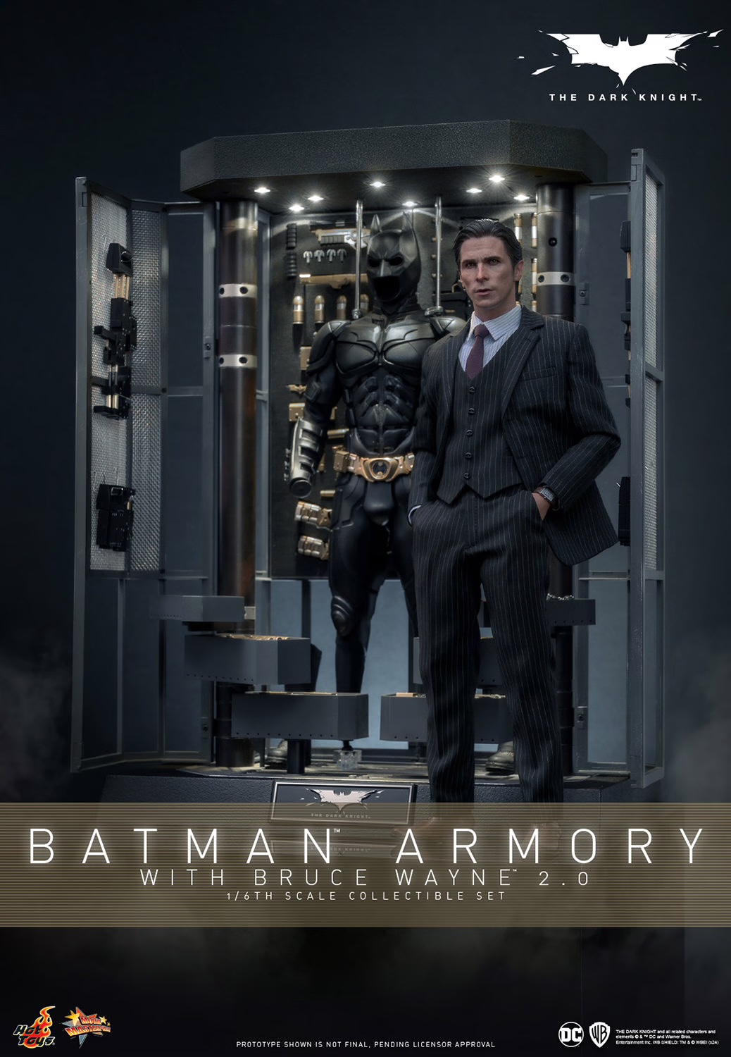 DC Hot Toys DC Comics Batman Armory with Bruce Wayne (2.0)