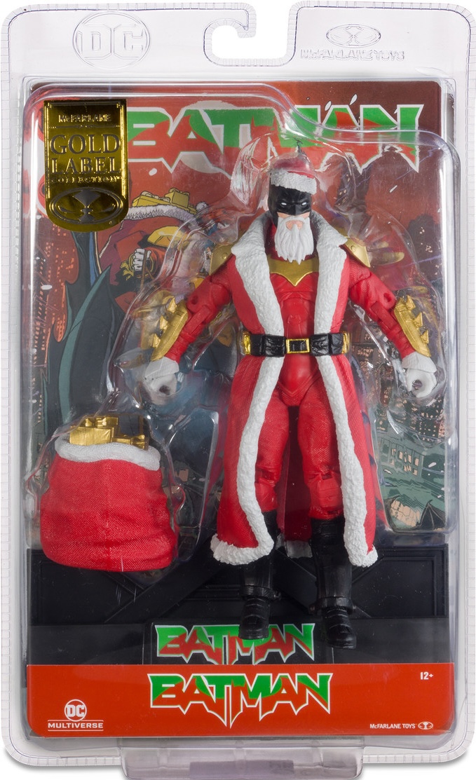 Batman Santa (Red Suit) Gold Label 7 Figure McFarlane Toys Store Exclusive