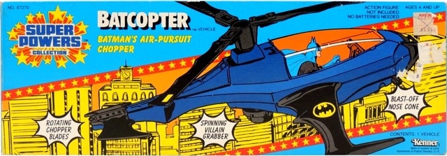 DC Kenner Super Powers Collection Batcopter