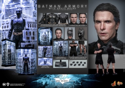 DC Hot Toys DC Comics Batman Armory with Bruce Wayne